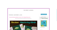 Desktop Screenshot of crayonboxlearning.com